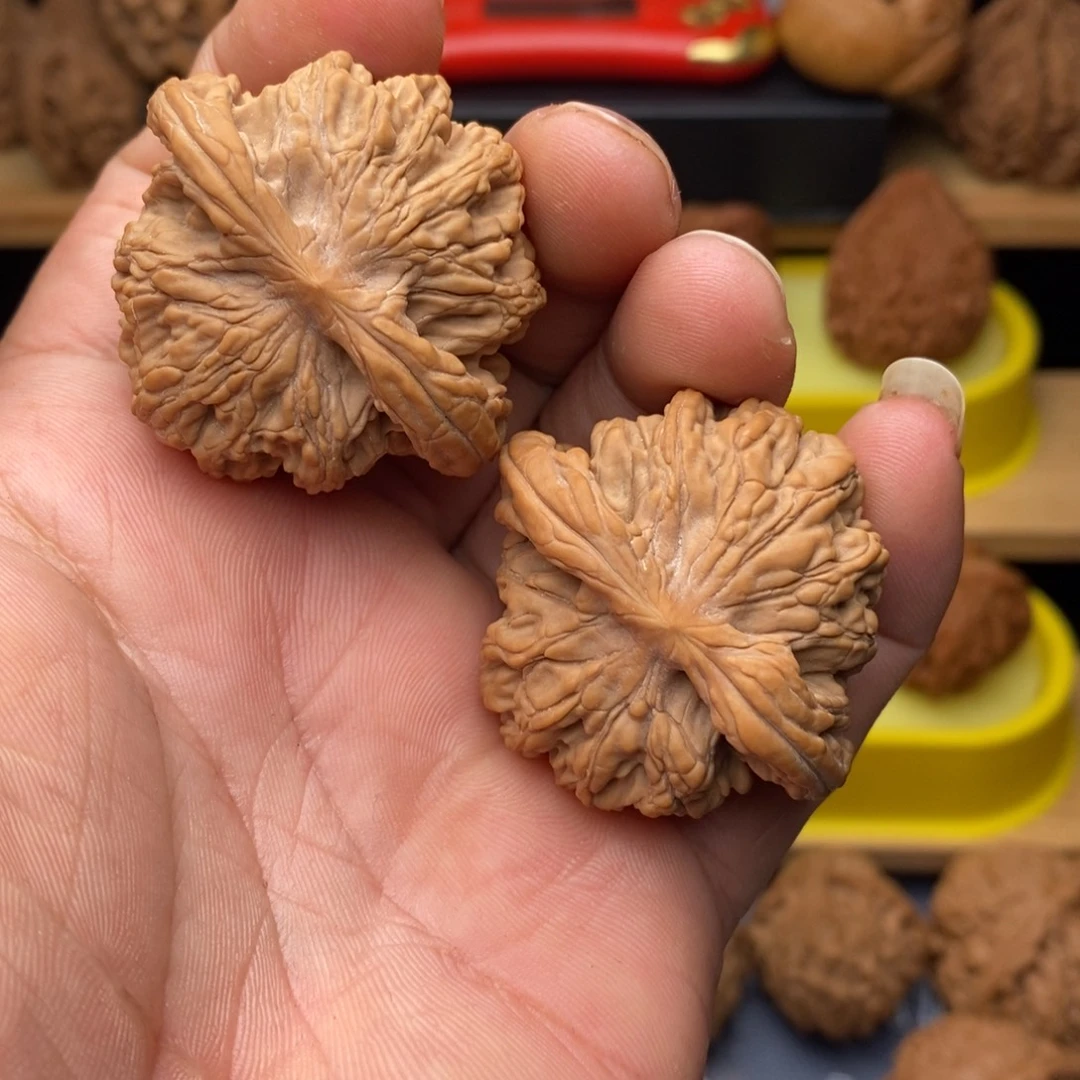 文玩核桃把件42狮虎兽