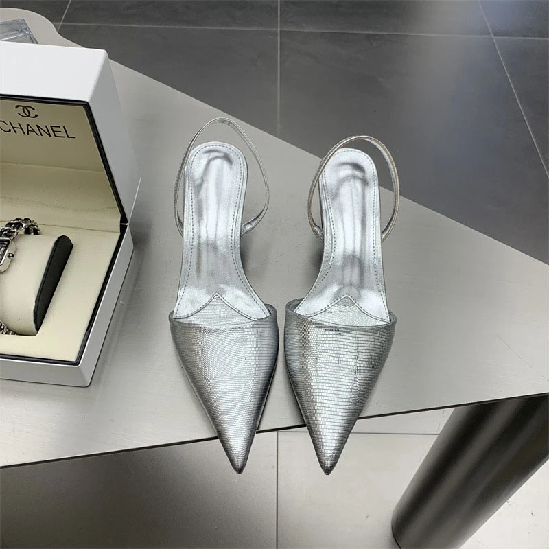 【好物分享】小众包头凉鞋新款尖头细跟单鞋高跟鞋