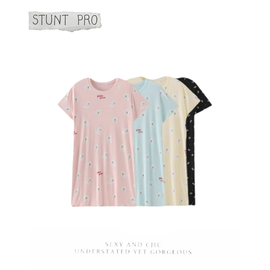 舒适竹纤维休闲印花家居服1655