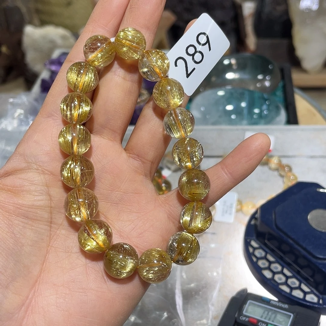 水晶手串13m m未镶嵌4****1f j 234