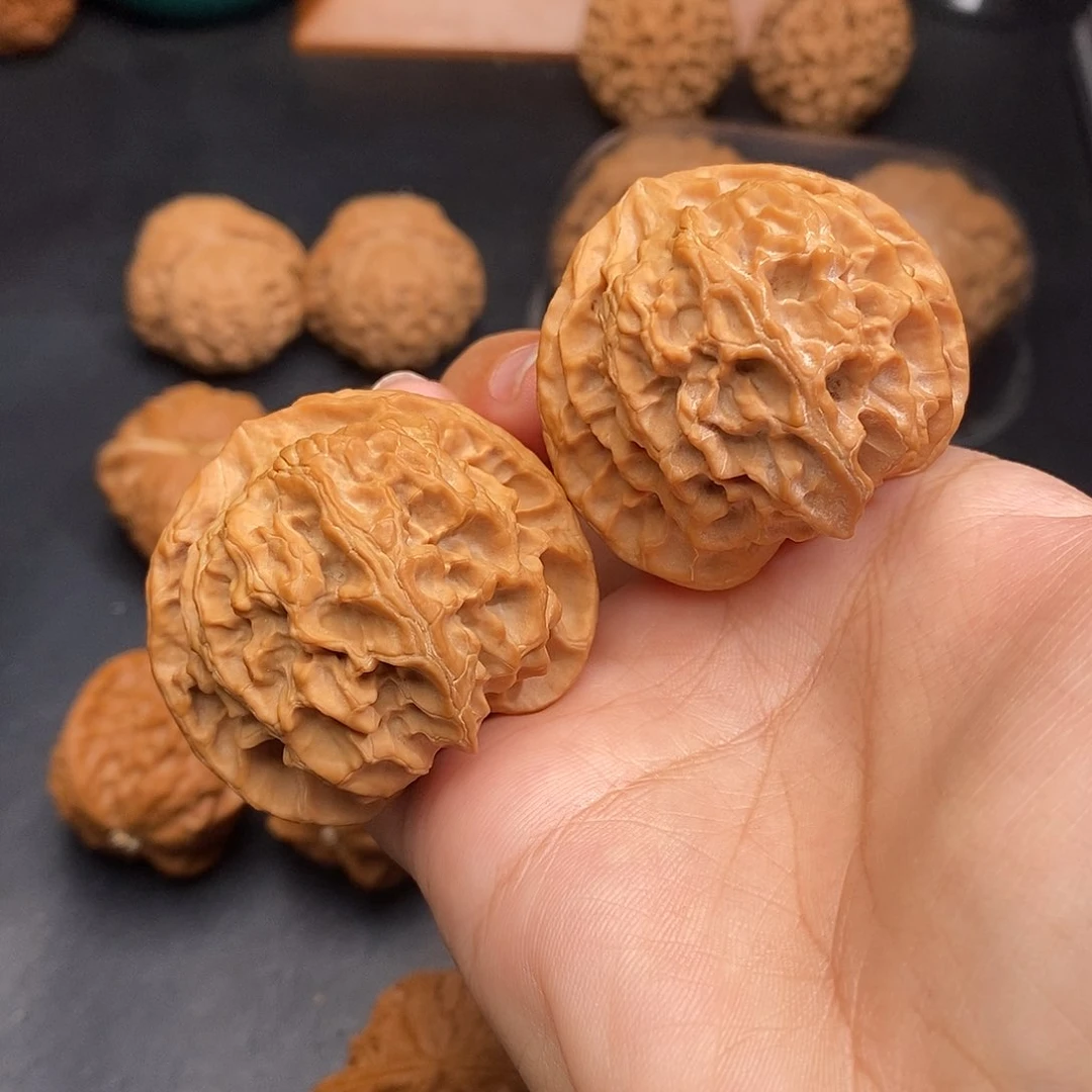 文玩核桃把件苹果全品44.5
