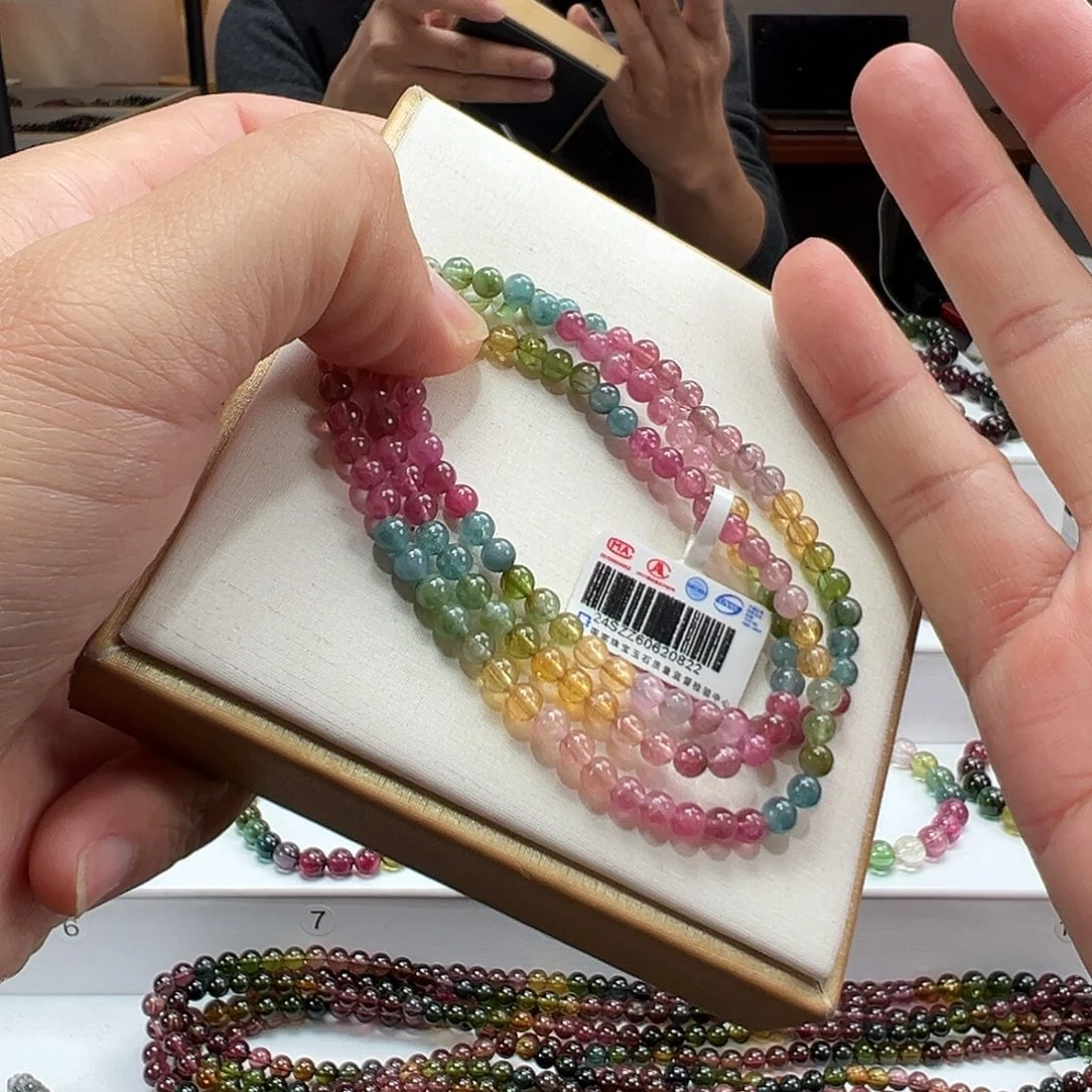 碧玺手串未镶嵌4mmmmmmmmmmm