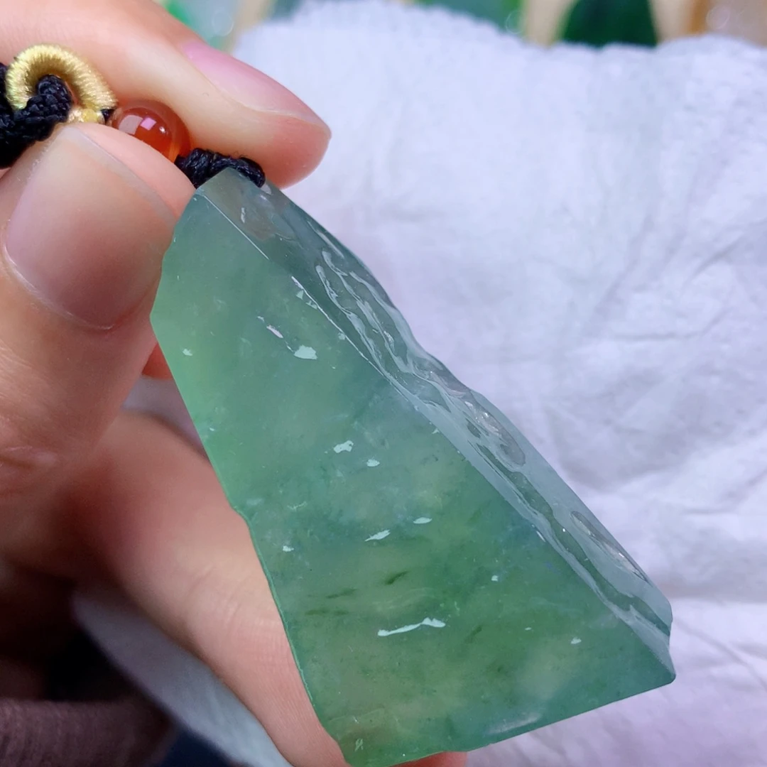 翡翠未镶嵌吊坠(不含链) 1223