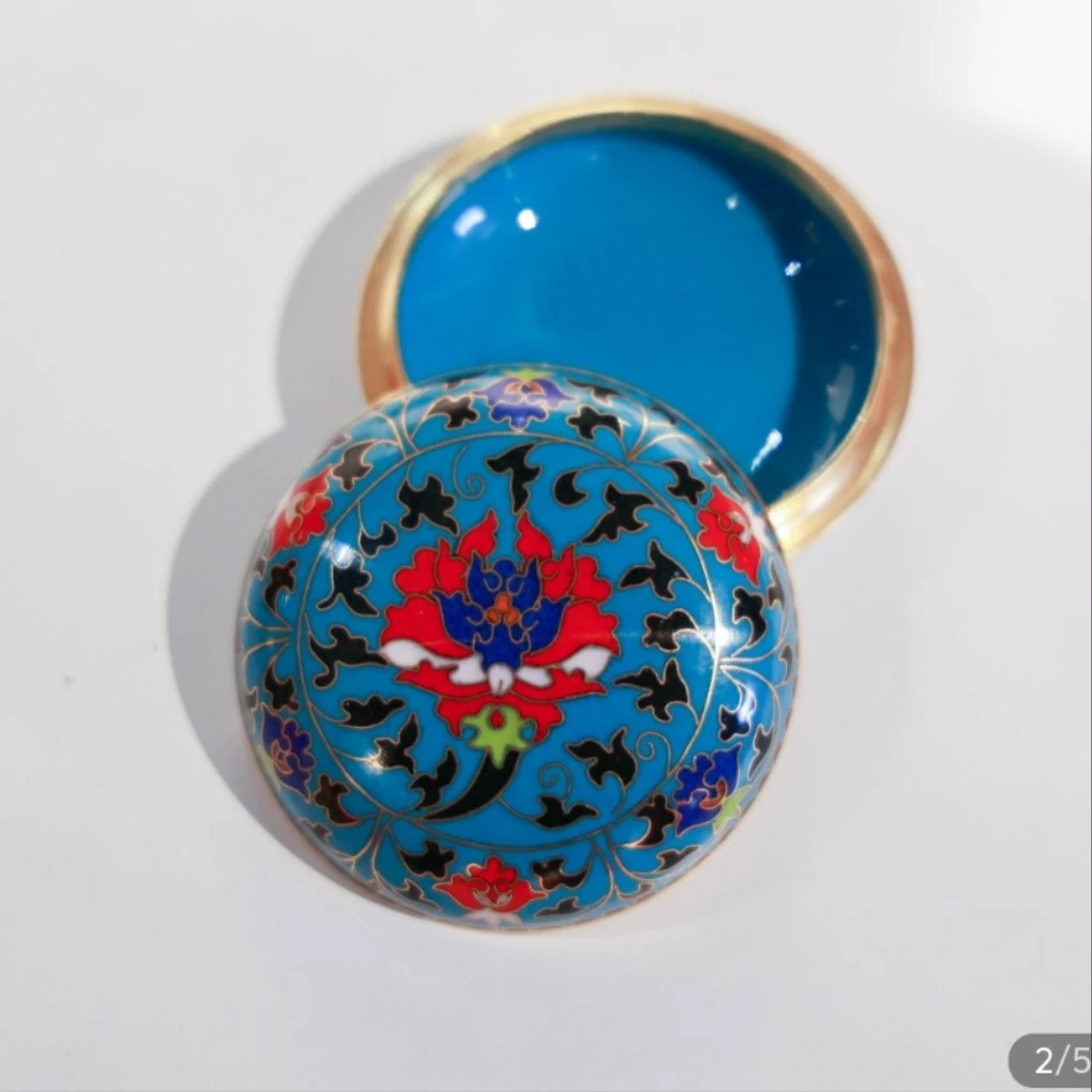 手工景泰蓝首饰盒