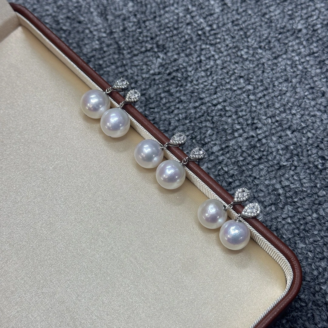 【泡泡钻】淡水珍珠耳钉12-13mm 多样性发一