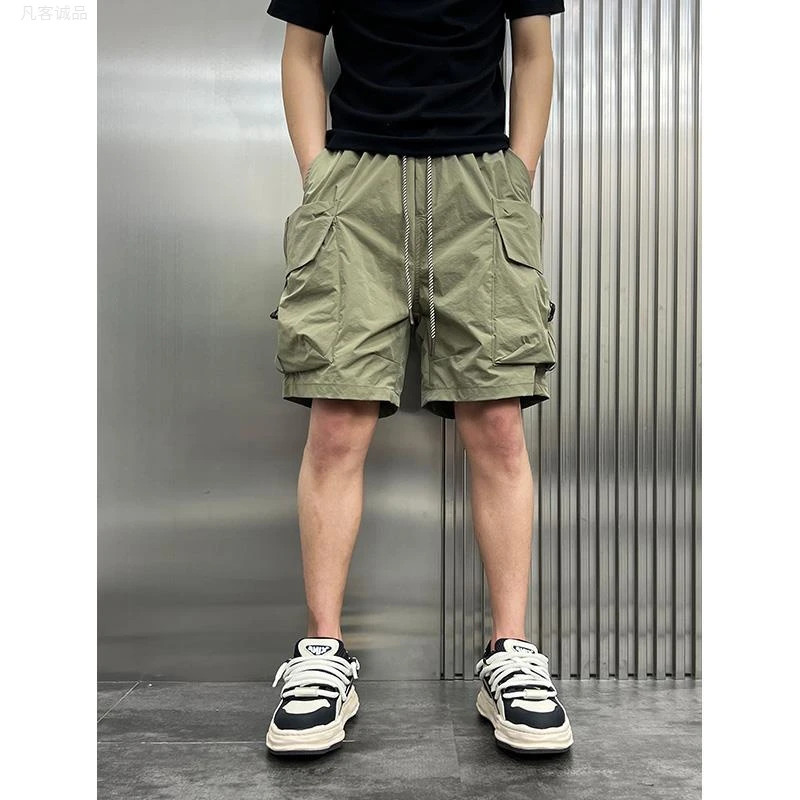 凡客诚品机能风直筒大裤衩时尚大兜潮流宽松工装短裤男夏季新款休
