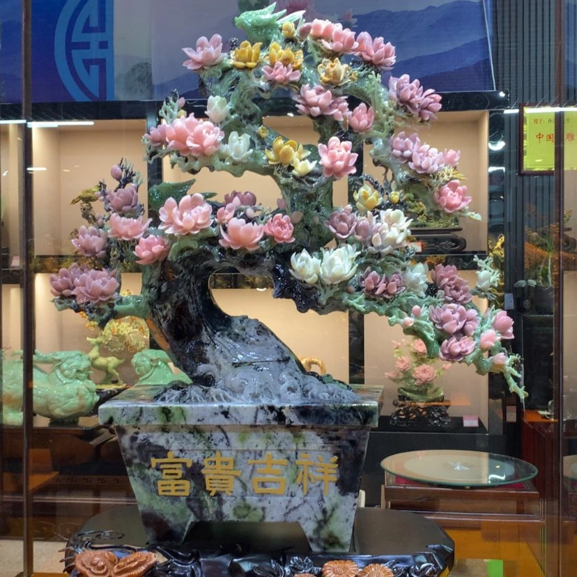 【闪购商品】未镶嵌蛇纹石玉摆件覆膜