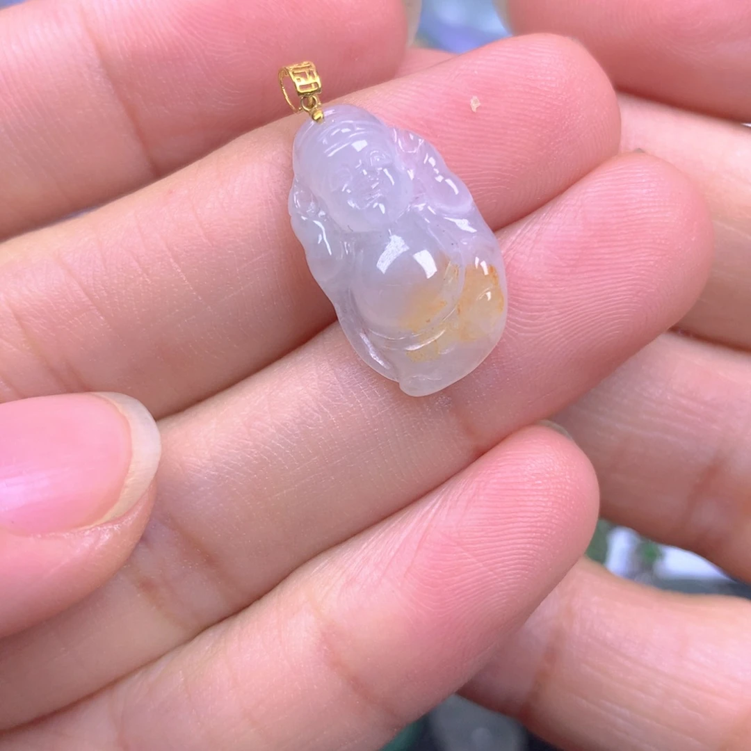 【闪购商品】翡翠18K金镶嵌颈饰翡翠