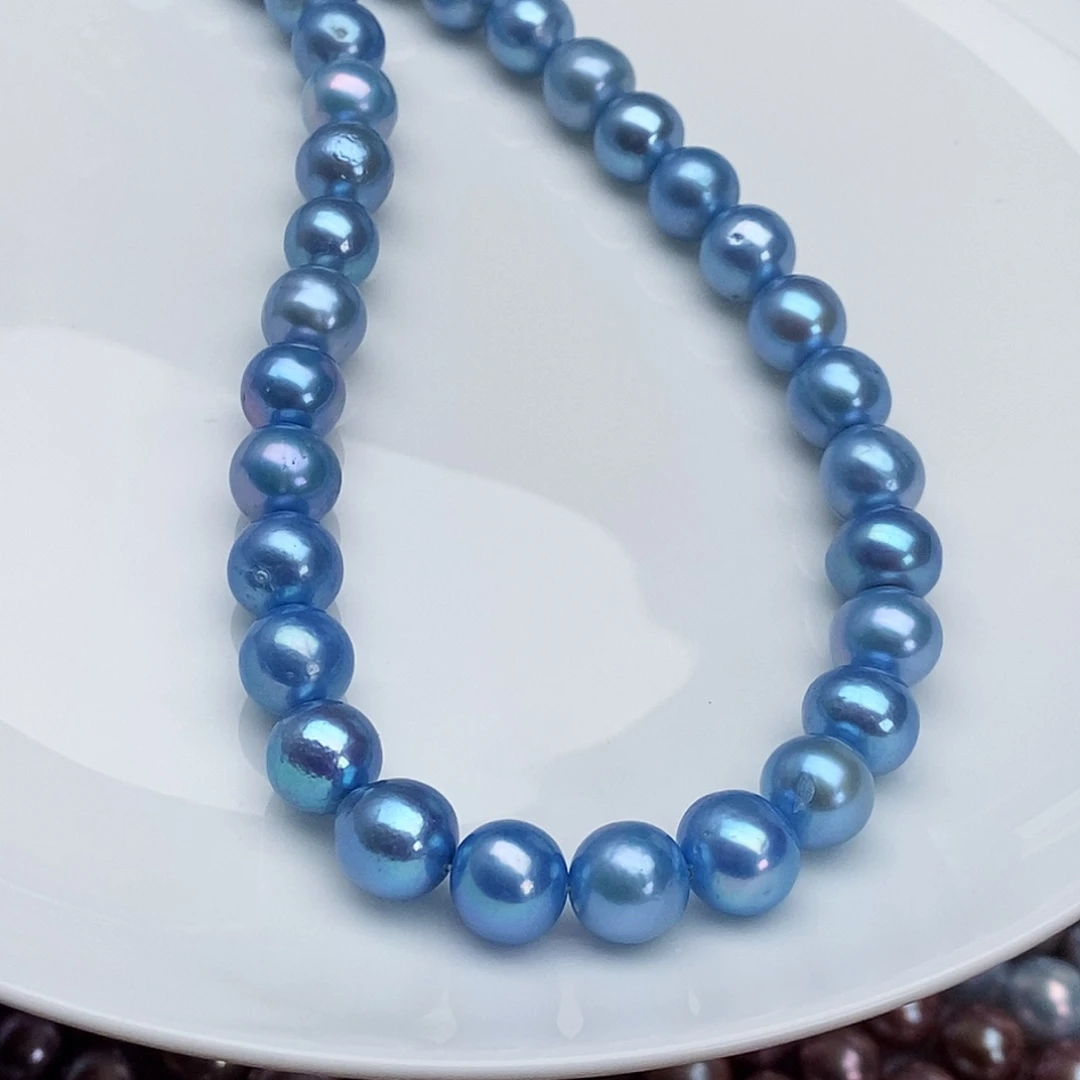 淡水珍珠颈饰银S925镶嵌