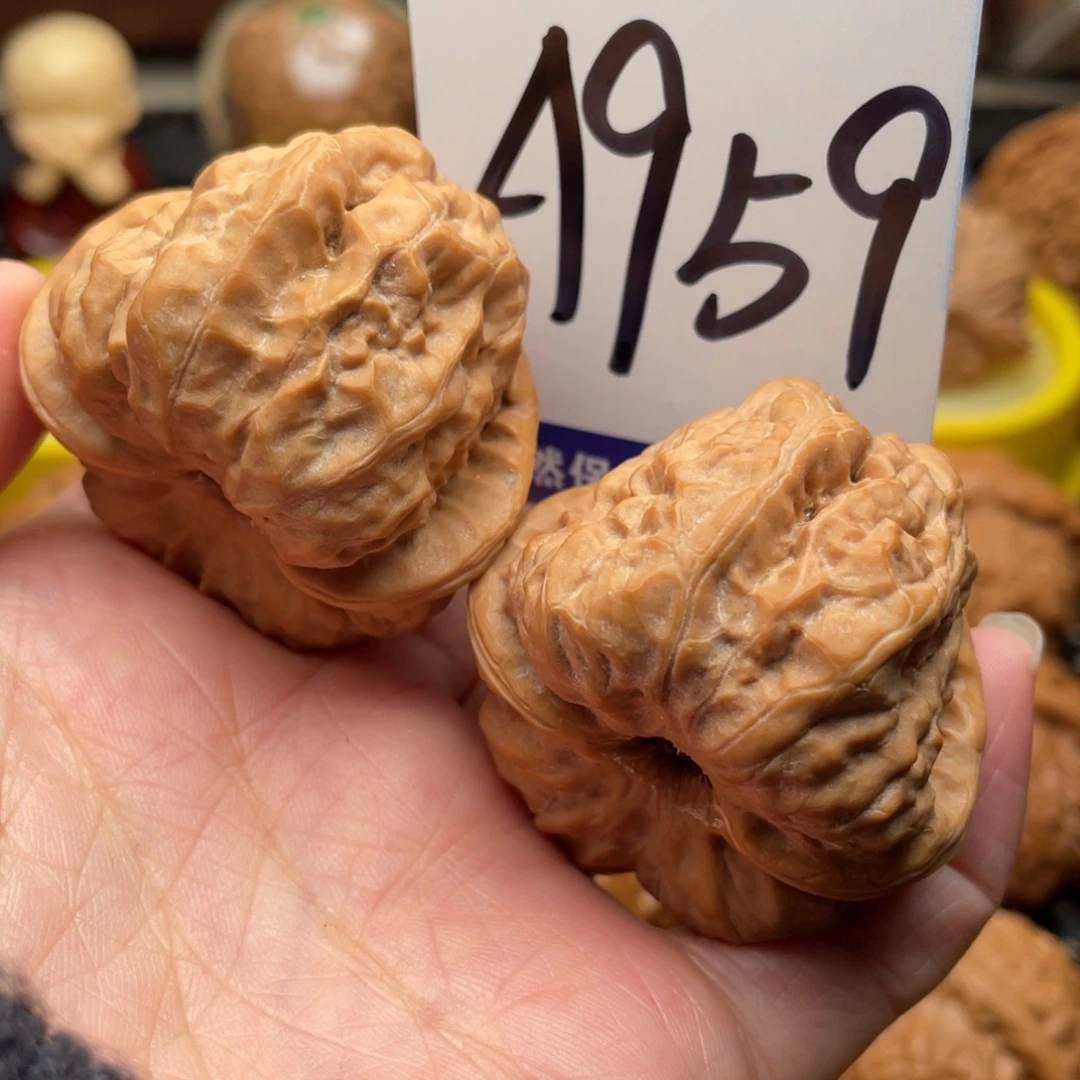 桃核把件蛤蟆头40