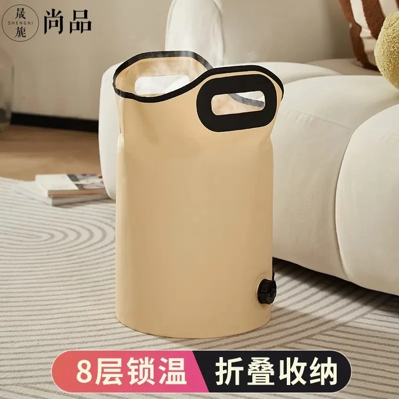 可折叠足浴桶泡脚桶高品质泡袋便携式家用泡专用桶持久大号洗脚盆