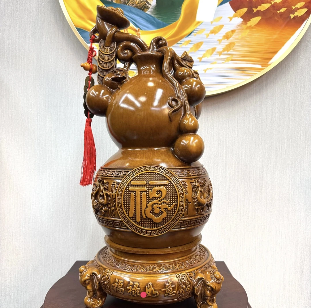 新款25A福禄如意大葫芦客厅家居摆件乔迁送礼