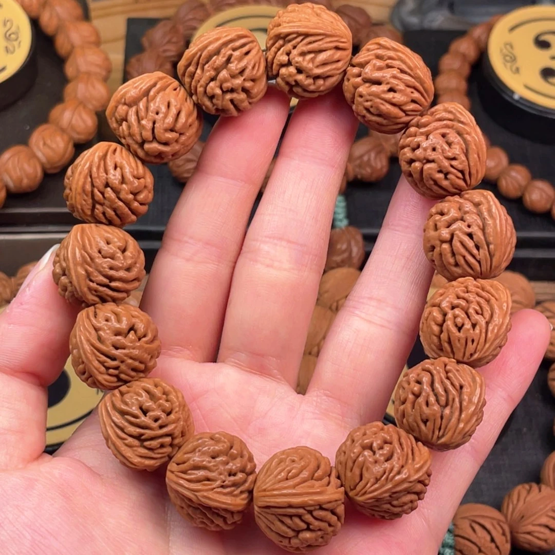 吊坠桃核刺龙纹19