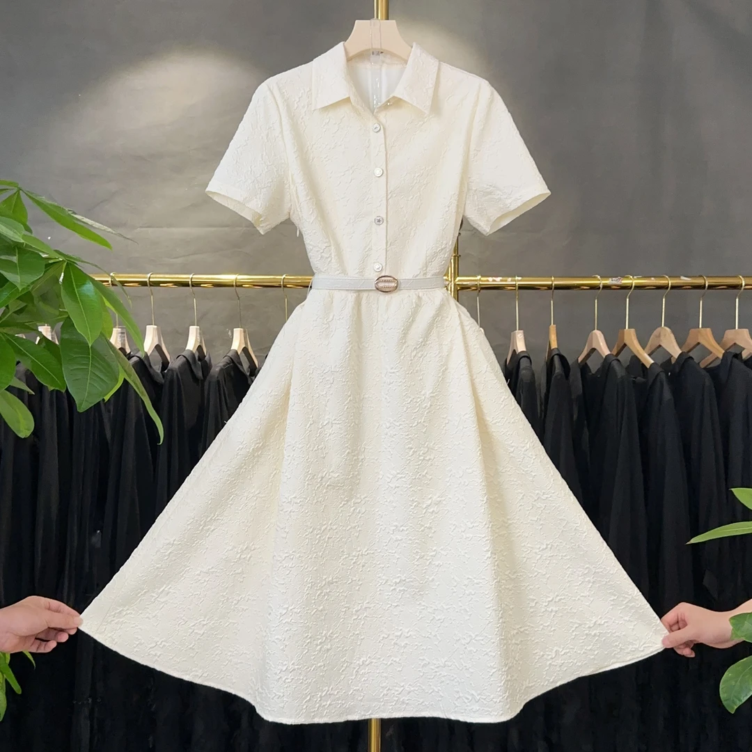 【RG6333】2025年新款时尚气质百搭减龄显瘦小众女装连衣裙