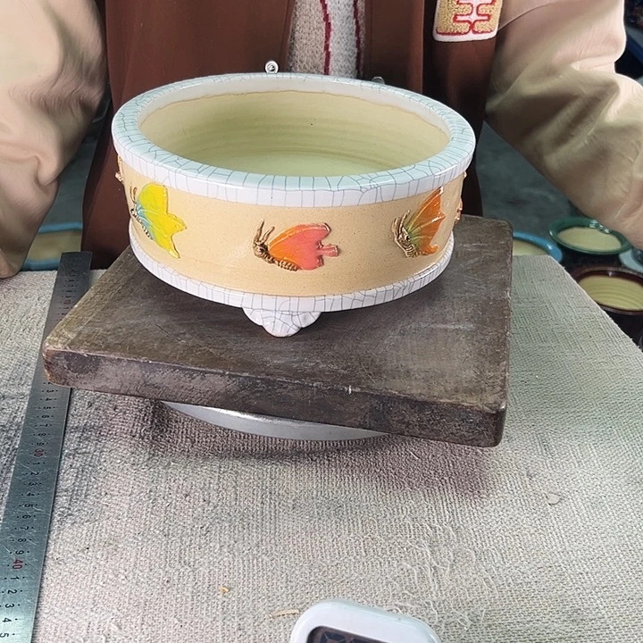 泳坤堂石湾花盆陶瓷