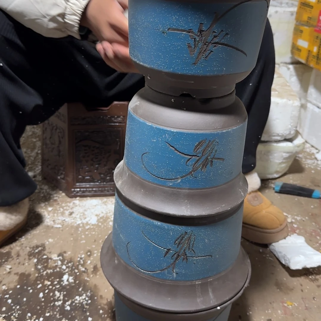 紫砂花盆口径18.12.14.10口径