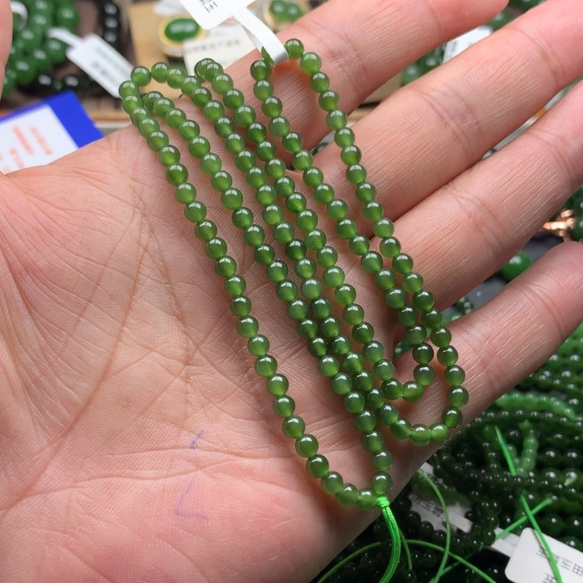 【闪购商品】颈饰未镶嵌和田玉（碧玉）一****?4