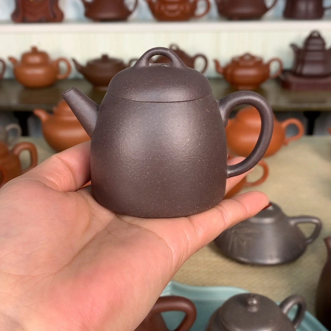紫砂茶壶金钟容量100