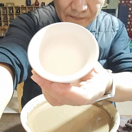 王***药天然老黑釉斗笠盏