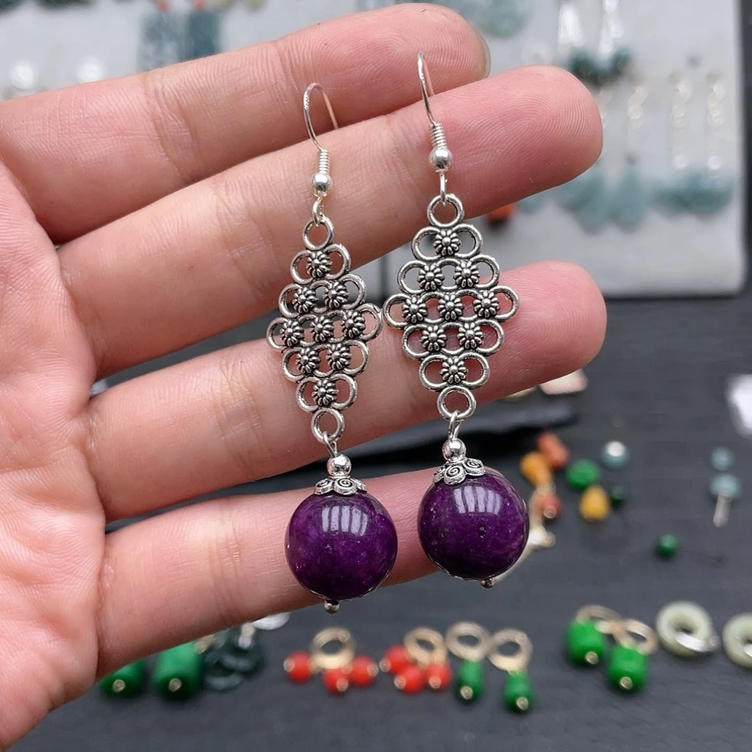 未镶嵌翡翠耳饰007