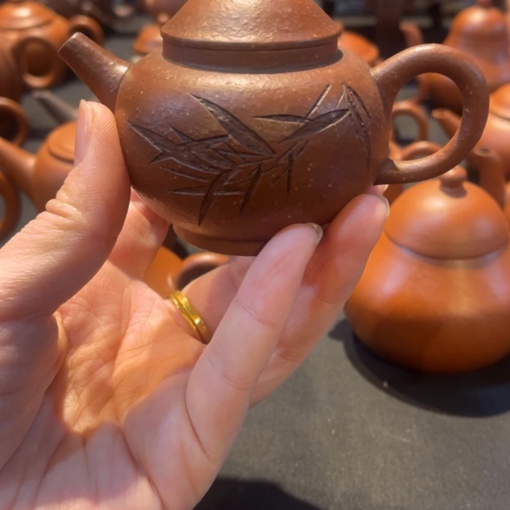 茶壶紫砂㣻*紫砂古紫砂壶123