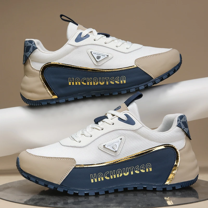 HACKBUTEER/火枪手夏季轻奢时尚高端休闲百搭男鞋情侣厚底男鞋