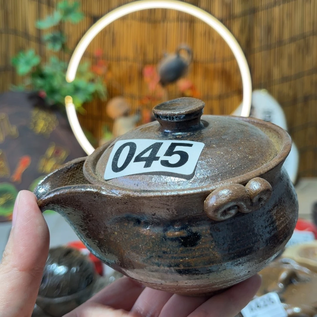 木村信鸿柴烧宝瓶