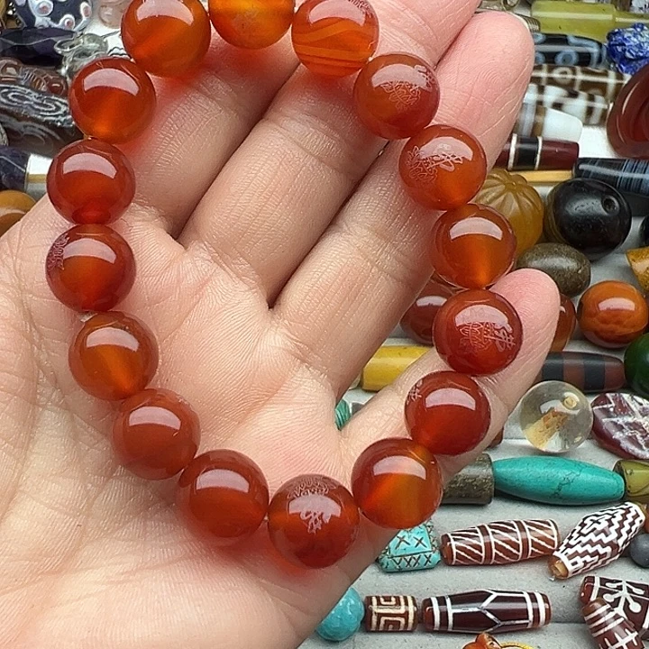 玛瑙/玉髓合金颈饰