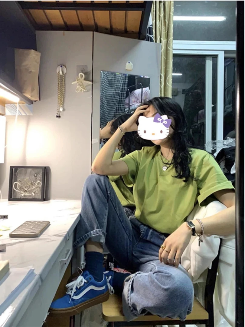 9945 新款春夏圆领基础款短袖百搭T恤