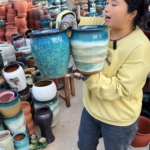 口18高22两个盆。