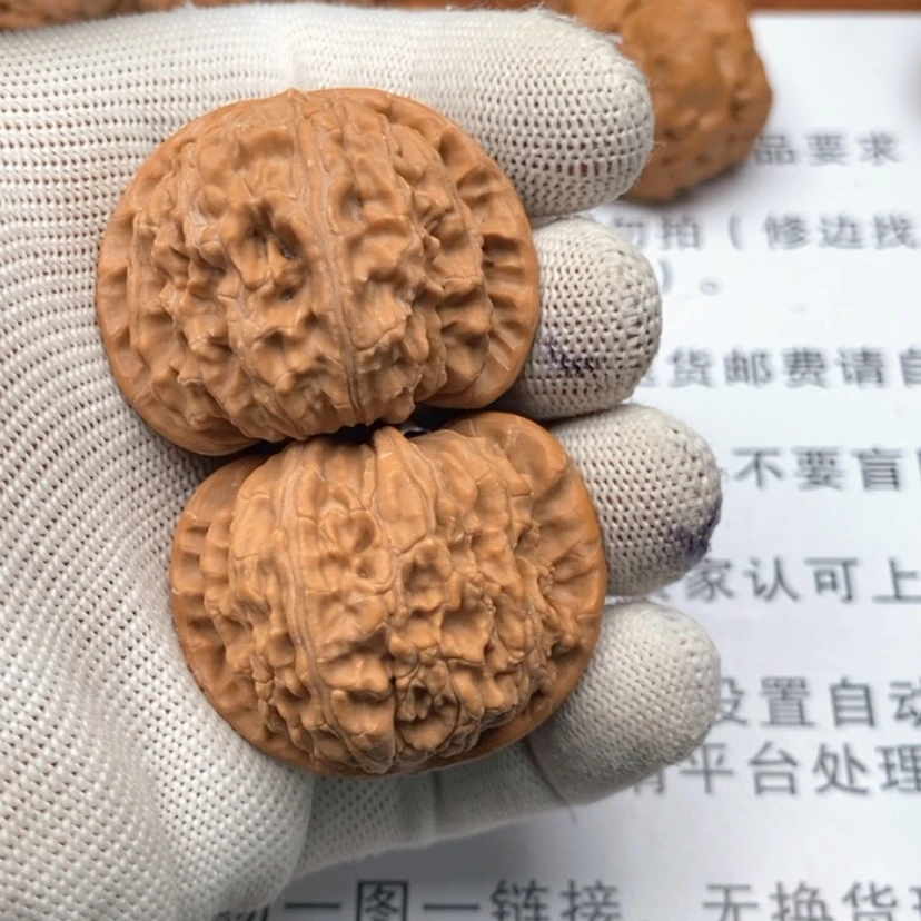 【闪购商品】把件文玩核桃崆**鹰67白狮子