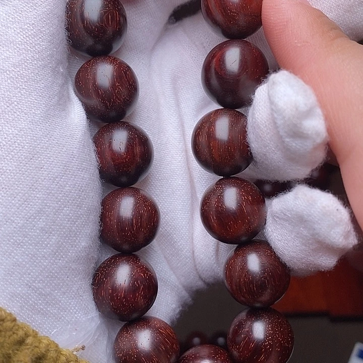 檀香紫檀（小叶紫檀）手串/手链原汁原味1.5cm入门