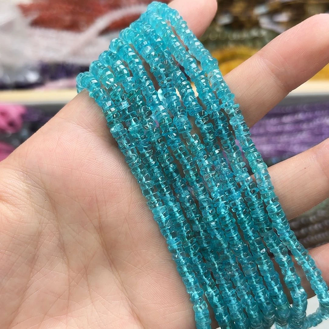 玛瑙/玉髓未镶嵌珠宝半成品卡四透磷灰直切一条