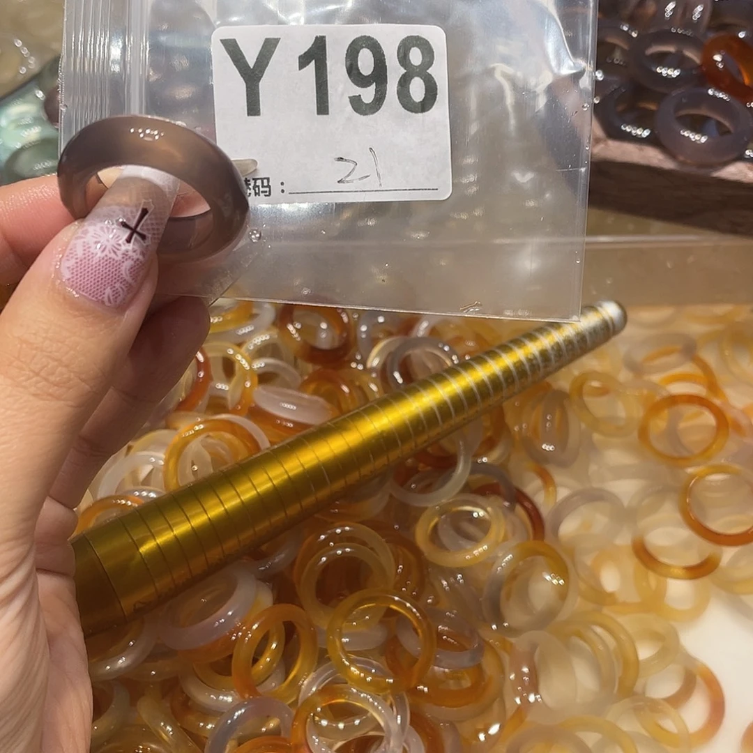 玛瑙/玉髓未镶嵌戒指198