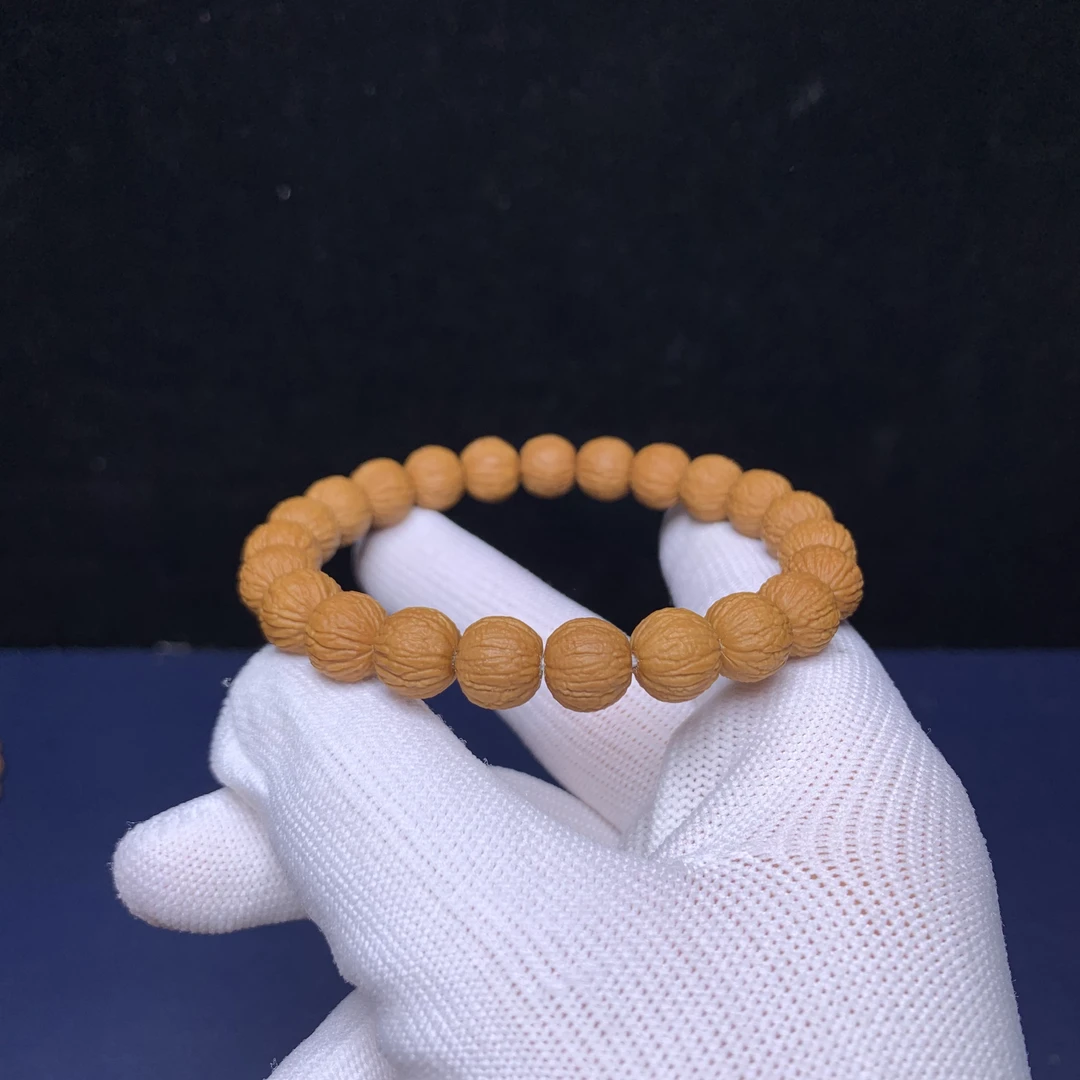 麒麟纹凤羽精品猴头手串