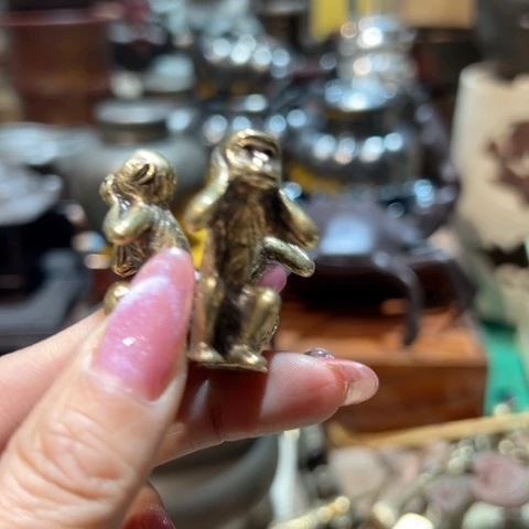 新年快乐中古瓷器瓷器铜铁