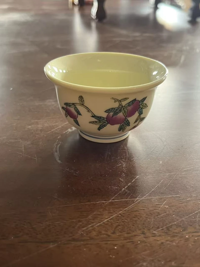 景德镇陶瓷桃子手工杯