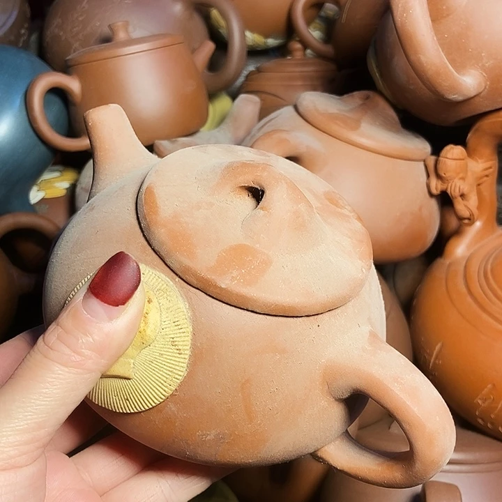 全手工制作宜兴紫砂茶壶