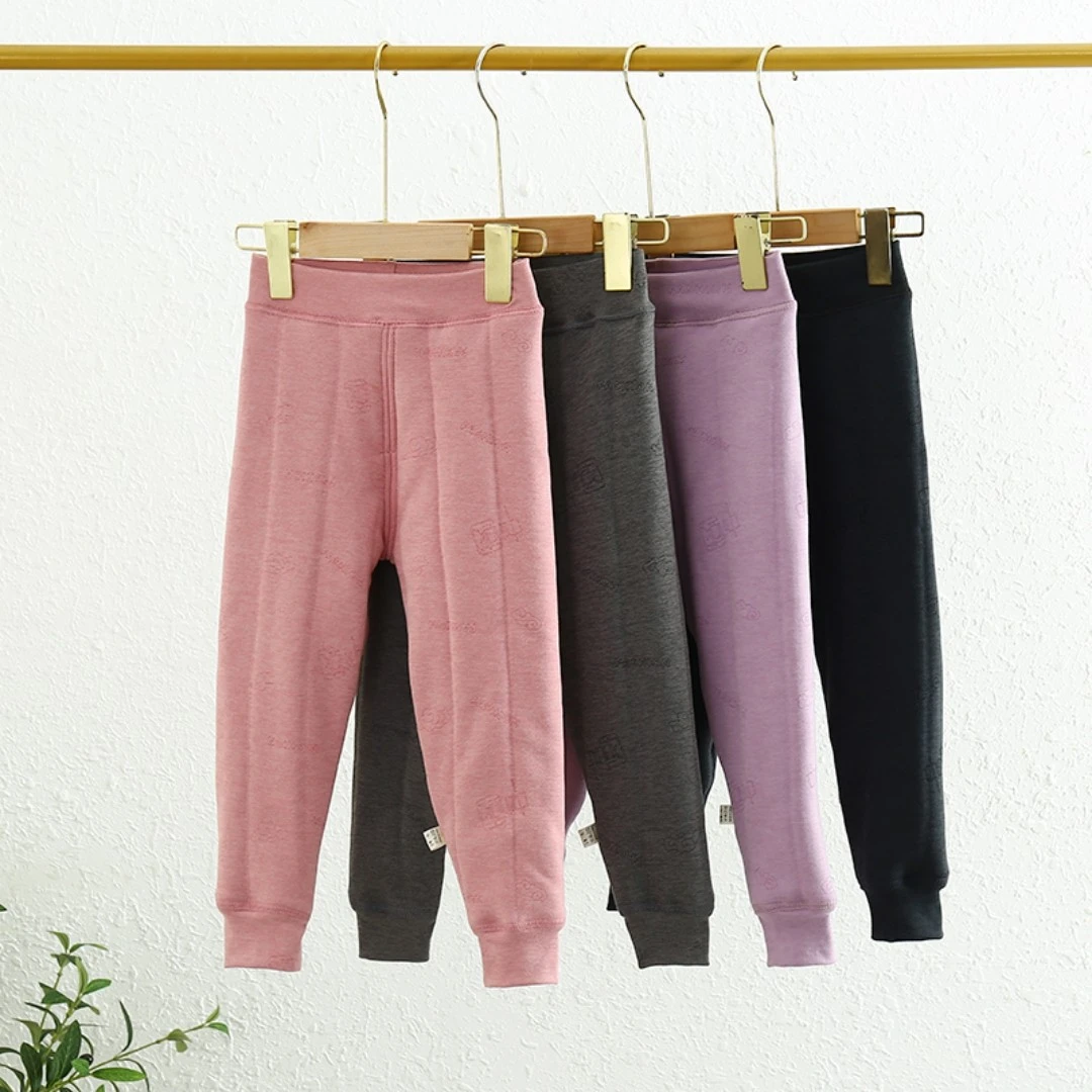 儿童保暖裤女童男童校服神器内搭冬季小学生加绒加厚高初中生棉裤