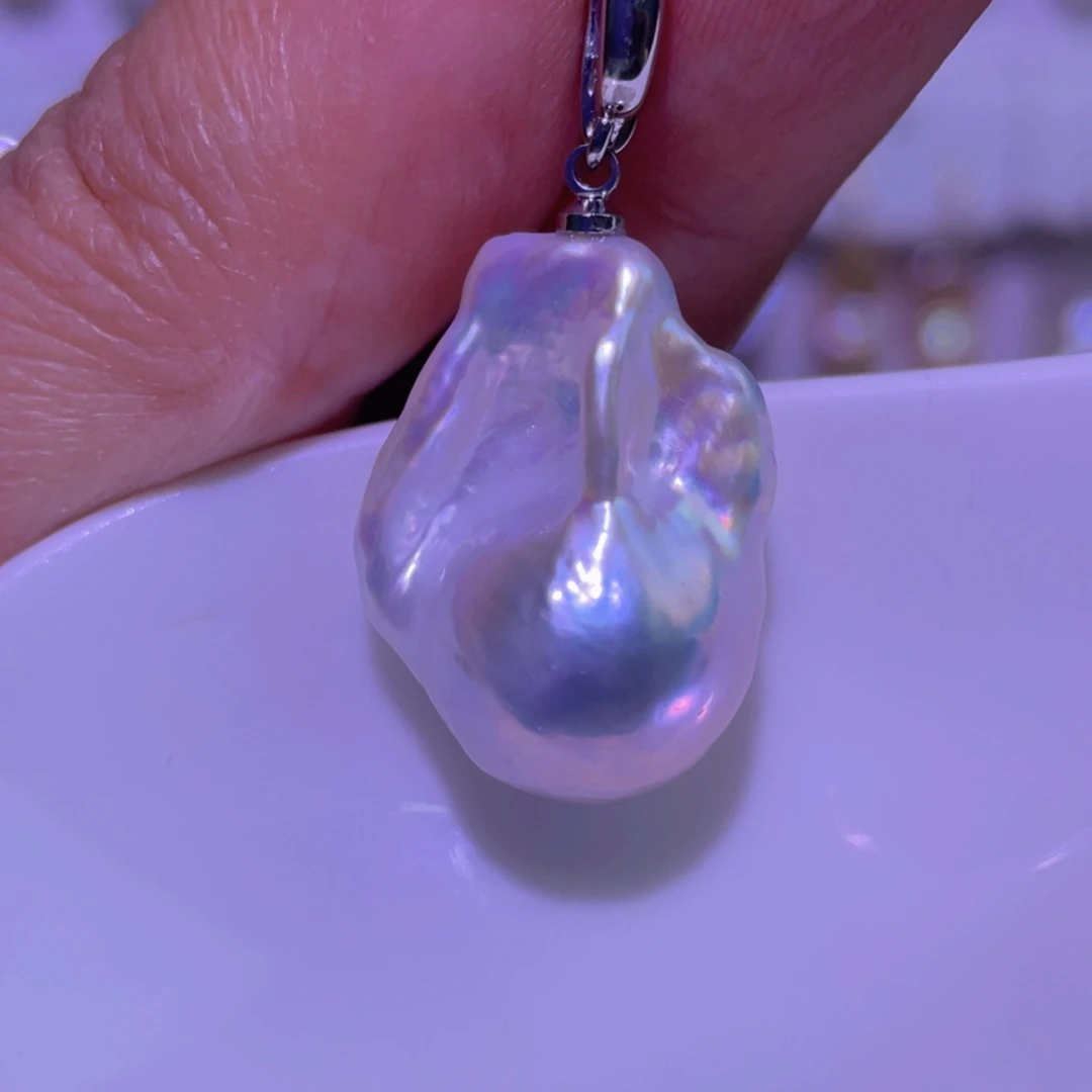 天然淡水珍珠吊坠淡水珍珠未镶嵌