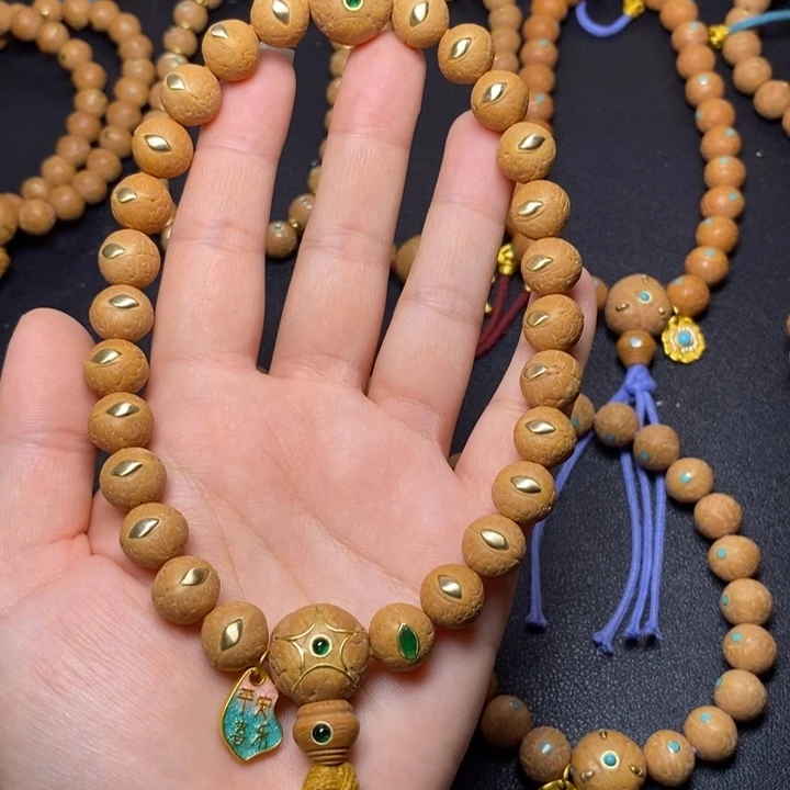 手串凤眼菩提铜眼12+手持