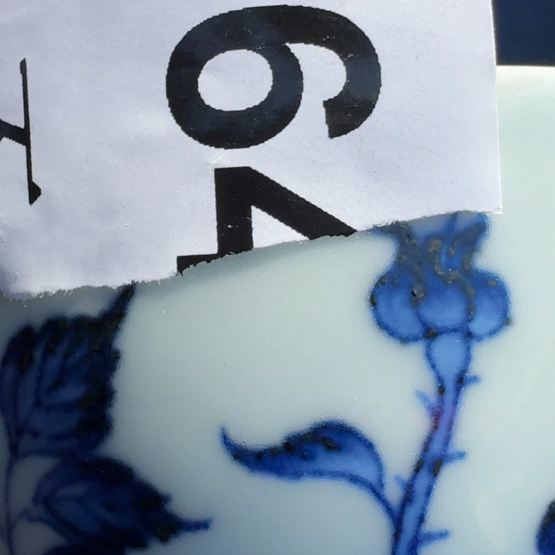 扬****司景德镇陶瓷手绘玫瑰花鸡心杯