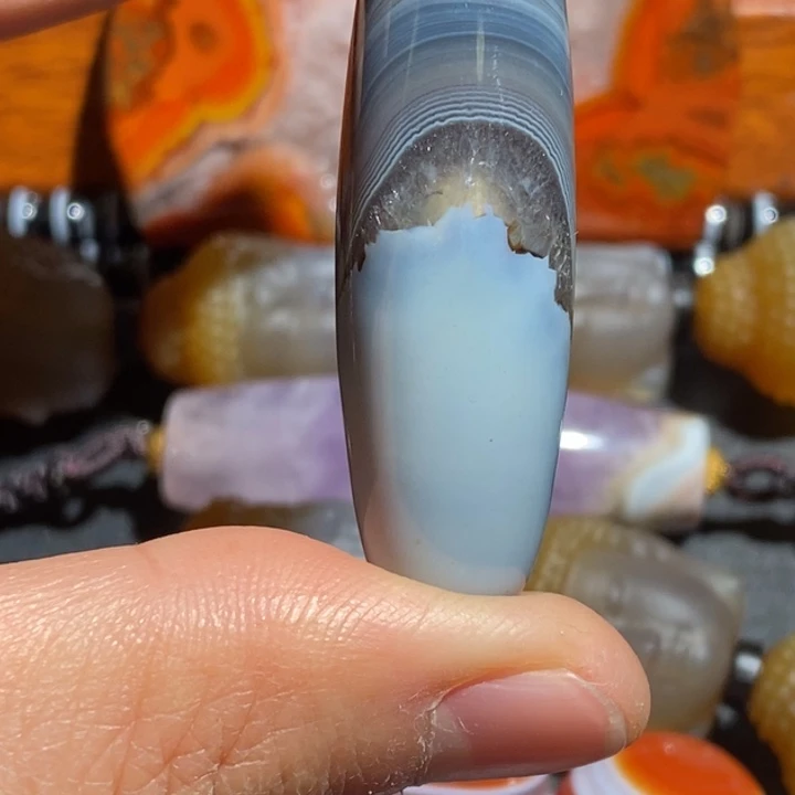 玛瑙/玉髓未镶嵌项链