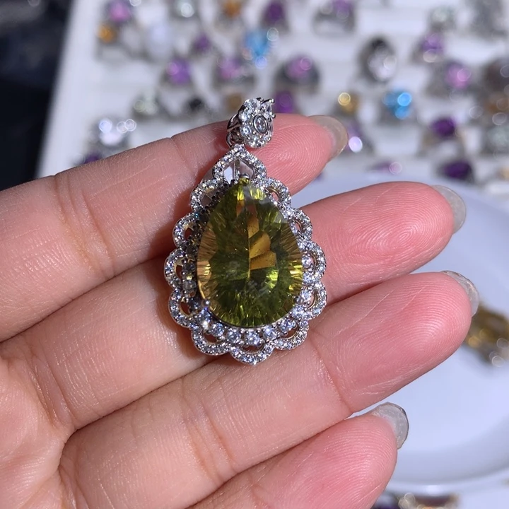 【闪购商品】水晶戒指银S925镶嵌喵****喵戒指