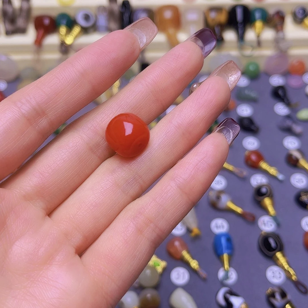 玛瑙/玉髓隔珠未镶嵌手****8