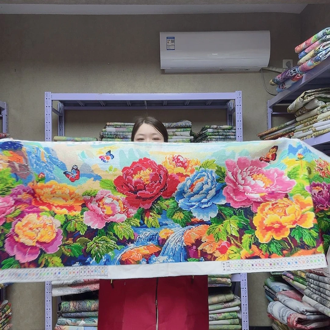 棉十字绣彩鸾归零