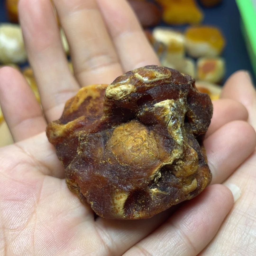 定制琥珀未镶嵌蜜蜡订制底托