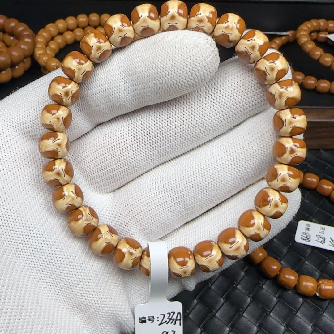 紫金鼠手串9.3mm实心鬼脸233A