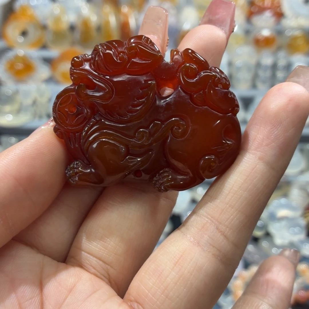 玛瑙/玉髓未镶嵌吊坠(不含链)