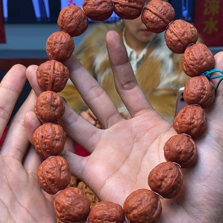 文玩核桃吊坠文玩核桃野生蛤蟆头手持～